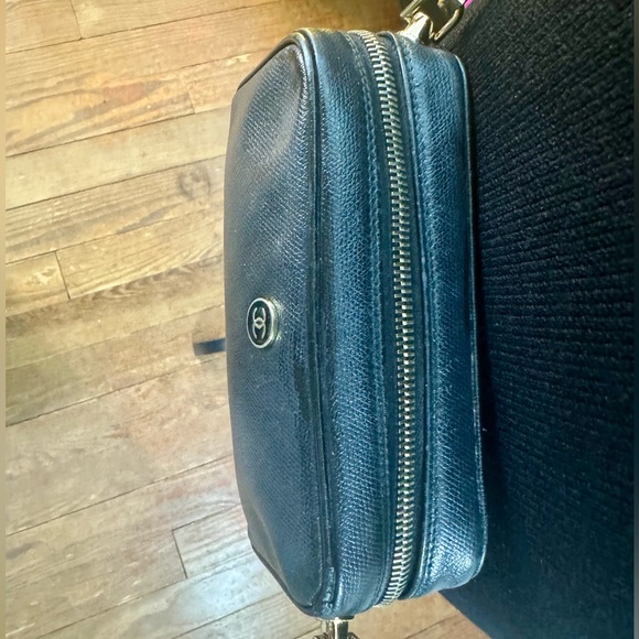 CHANEL leather purse- Navy blue - Picture 5 of 11